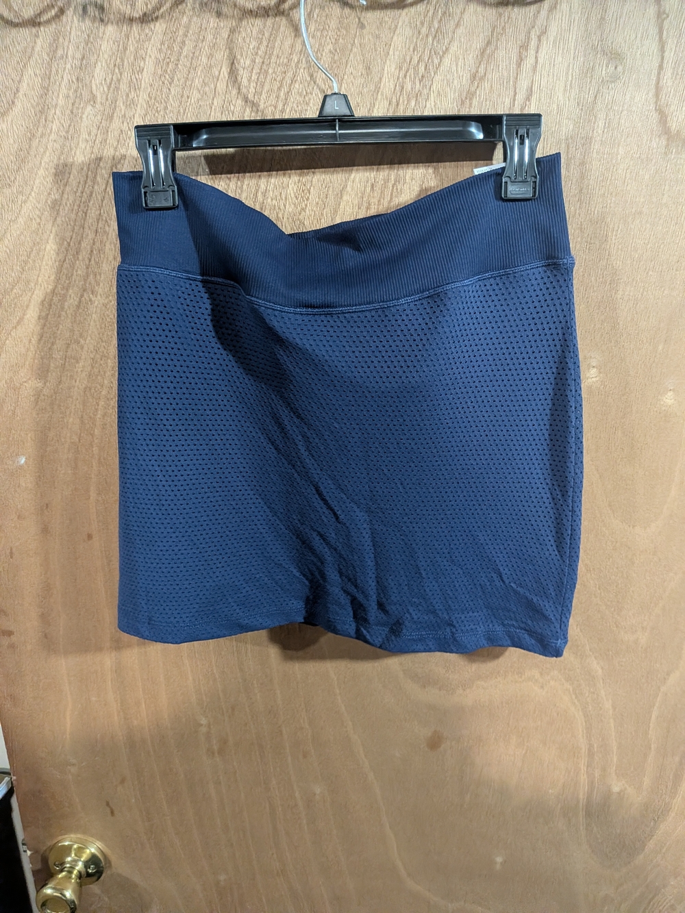 PINK Victoria's Secret Navy Textured Mini Skirt